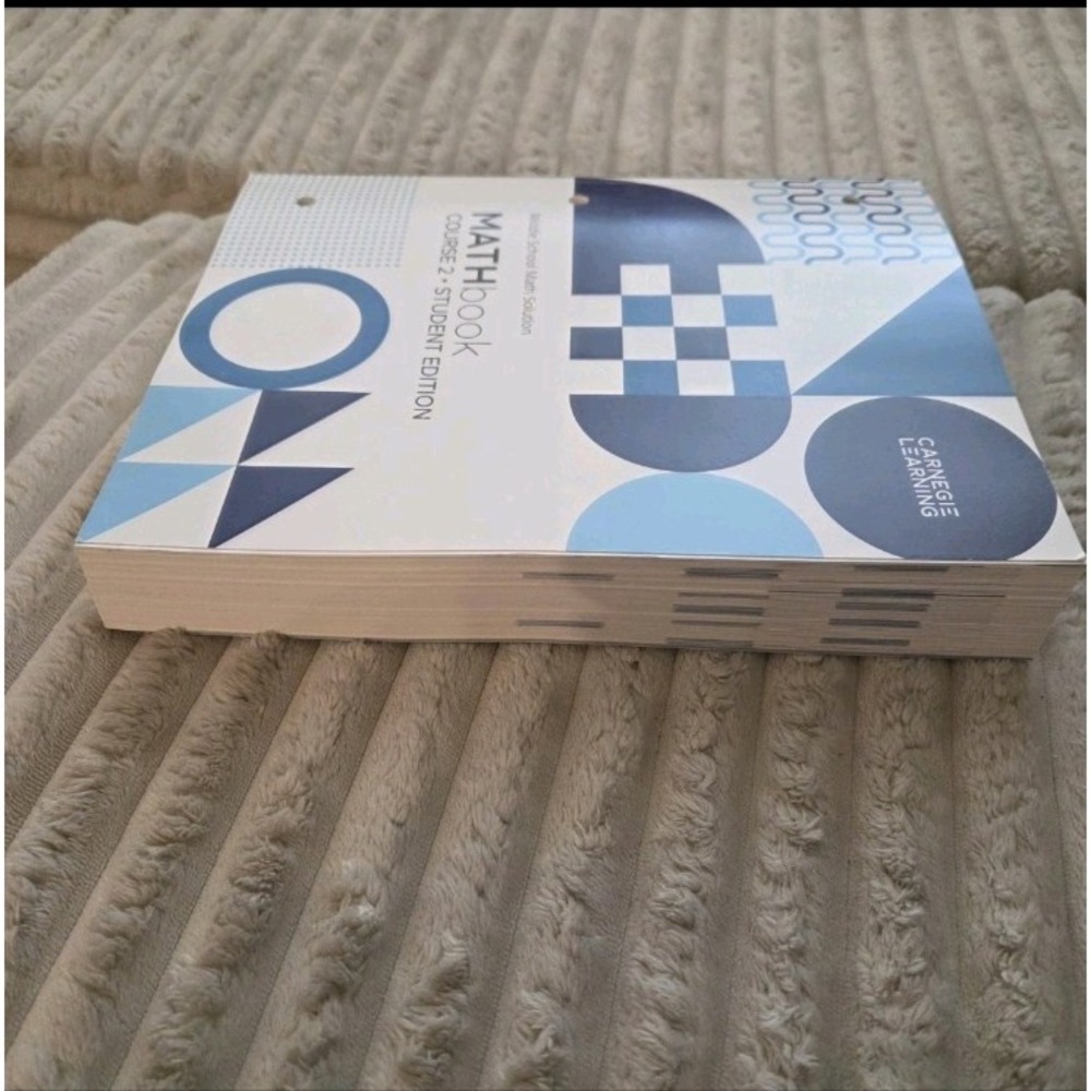 Mathbook Student Edition Course 2 Carnegie Learning - Picture 4 of 4